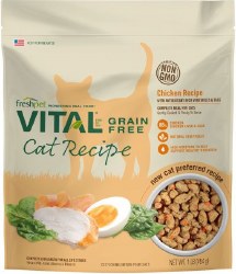 Freshpet Vital Meal Grain Free Chicken Recipe for Cats, 1lb
