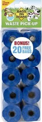 Bags On Board Waste Bags Refill, Blue, 140 count