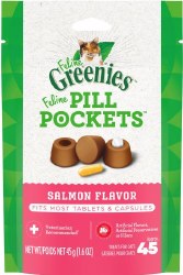 Greenies Feline Pill Salmon 45 count