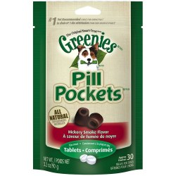 Greenies Pill Pockets Hickory, Dog Treats, 3.2oz