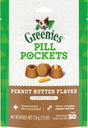 Greenies Pill Capsule Peanut Butter 30 count