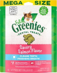 Greenies Feline Salmon Treats 4.6oz