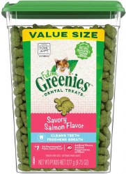 Greenies Feline Salmon Treats 9.75oz