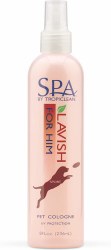 Tropiclean Spa Lavish Sport For Him Pet Cologne, White Tea and Ginger, 16oz