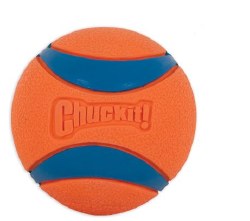 Petmate Chuck It! Ultra Ball, Orange, Medium, 2 pack