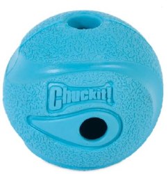 ChuckIt! Whistle Ball, Blue and Orange, Medium, 2 Pack