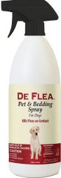 Natural Chemistry De Flea Pet & Bedding Spray for Dogs 16.9oz Bottle