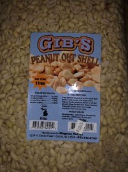 Gibs Peanuts Out of Shell, Wild Bird Seed, 8lb