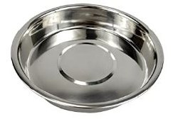 Advance Pet Puppy Stainless Steel Dish, Dog Bowls, 8 inch