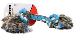 Mammoth Flossy Chews Bone Rope Chew for Dogs, Multicolor, 16 inch