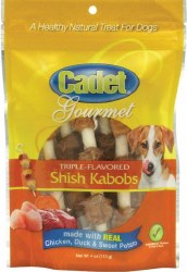 Cadet Gourmet Shish Kabobs with Chicken, Duck, and Sweet Potato, 4oz