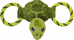 Jolly Pets Tug-A-Mal, Turtle with Squeaking Ball, Small