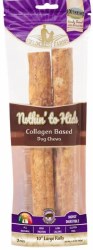 Nothin' To Hide Rawhide Alternative Roll, Dog Chew, Bacon, 10 inch, 2 Pack