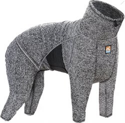 Kurgo Stowe Base Layer Stretch Fabric, Black and Gray, Large