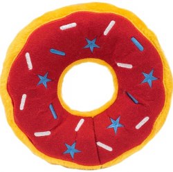 Zippy Paws Donut Americana, Red White Blue, Dog Toys, Jumbo