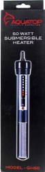 Aquatop Submersible Glass Aquarium Heater, 50Watt