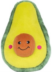 Zippy Paws Fiesta Nomnomz Avocado, Green, Dog Toys, Medium