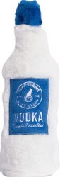 Zippy Paws Happy House Crusherz Vodka, White Blue, Dog Toys, Medium