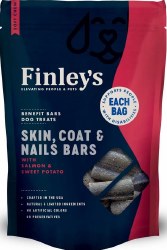 NutriSource Finley Skin, Coat, and Nail Soft Chew Benefit Bars, Dog Treats, case of 12, 6oz
