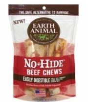 Earth Animal No Hide Beef Chew 2 count 4 inch