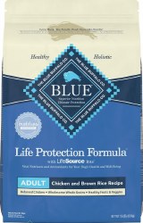 Blue Buffalo Life Protection Adult Formula Chicken and Brown Rice Recipe Dry Dog Food 15lb