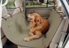 Solvit PetSafe Happy Ride Waterproof Hammock Seat cover for Dog, Tan, 57 Large x 56 Wide