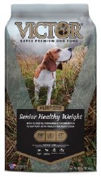 Victor Select Senior Healthy Weight Formula Beef and Brown Rice Recipe, Dry Dog Food, 40lb