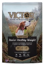 Victor Select Senior Healthy Weight Formula Beef and Brown Rice Recipe Dry Dog Food 5lb