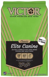 Victor Elite Canine Large Breed Formula Chicken and Rice Recipe 50 lbs