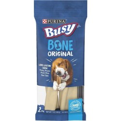 Purina Busy Bone Small & Medium, Dog Treats, Case of 6, 7oz