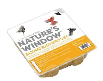 Natures Window BackYard Blend Berry Suet, Wild Bird Suet, 11.25oz