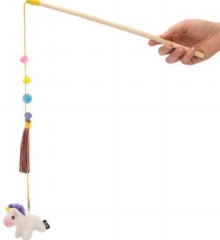 Zippy Claws Catnip Stick Unicorn, Cat Toy, Small