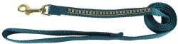 Hamilton Gold Rhinestone Dog Lead, 4 feet, Dark Green