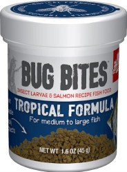 Fluval Bug Bites Medium to Large Tropical Formula Fish Food 1.59oz