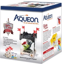 Aqueon Betta Castle Kit, Black, 1 2 Gallon