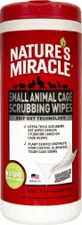 Natures Miracle Small Animal Cage Scrubbing Wipes 30 Count