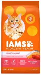 IAMS ProActive Health Healthy Adult Formula with Salmon, Dry Cat Food, 7lb