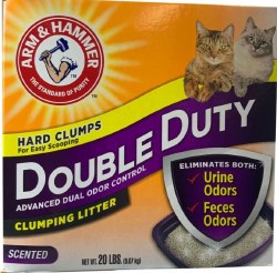 Arm & Hammer Double Duty Clumping Cat Litter, 20lb