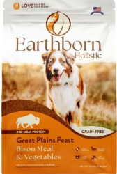 Earthborn Holistic Great Plains Feast Grain Free Natural, Dry Dog Food, 25lb