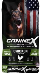 Canine X Grain Free Chicken, Dry Dog Food, 40lb