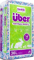 Uber Soft Paper Small Animal Bedding, Confetti, 36L