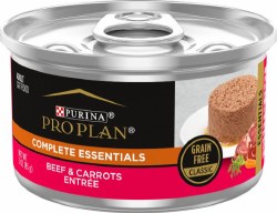 ProPlan Beef and Carrots Entree, Wet Dog Food, 3oz