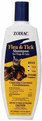 Zodiac Flea & Tick Shampoo for Dogs & Cats, Dog Flea, 12oz