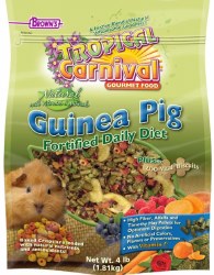 FMBrowns Tropical Carnival Gourmet Daily Diet Guinea Pig Food 4lb