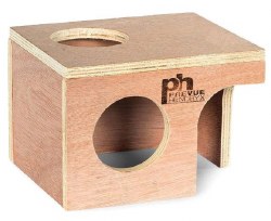Wood Hamster & Gerbil Hut