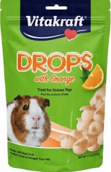 Sunseed Vitakraft Drops Orange Flavored Guinea Pig Treats 5.3oz