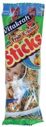Sunseed Vitakraft Crunch Sticks Fruit and Honey Guinea Pig, Small Animal Treat, 4oz, 2 Count