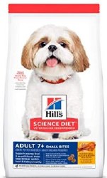 Hills Science Diet Adult 7yr Small Bites Chicken Meal, Barley and Brown Rice, Dry Dog Food, 15lb