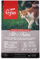 Orijen Fit & Trim Recipe, Dry Cat Food, 4lb