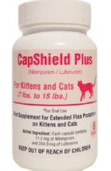 CapShield Plus Flea Protection Tablets for Cats and Kittens, 6 Count